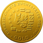 Ausgezeichnete Zuchtstätte des IHV - vorbildlich-gold V1